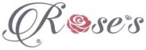 Rose s il logo raffigura: la scritta Rose s in cui la prima lettera R e in carattere candle script maiuscolo italic, Rose s logo raffigura: la scritta Rose s in cui la prima lettera R e in carattere candle script maiuscolo italic, la lettera O e formata da una rosa di colore rosso stilizzata, le successive lettere sono in carattere candle script minuscolo italic, l accento posto tra la lettera e e l ultima raffigura un diamante. Rose s il logo raffigura: la scritta Rose s in cui la prima lettera R e in carattere candle script maiuscolo italic