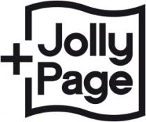 IL MARCHIO JOLLY PAGE E COMPOSTO DALLE DUE PAROLE SOVRAPPOSTE ED INSCRITTE IN UN RETTANGOLO CARATTERIZZATO DA DUE LATI ONDULATI MARCHIO JOLLY PAGE E COMPOSTO DALLE DUE PAROLE SOVRAPPOSTE ED INSCRITTE IN UN RETTANGOLO CARATTERIZZATO DA DUE LATI ONDULATI CHE SIMULANO UN FOGLIO DI CARTA STILIZZATO. LA TRACCIA DI QUESTO RETTANGOLO NON E CHIUSA SUL LATO SINISTRO IN CORRISPONDENZA DI UN SEGNO + CHE PRECEDE LE DUE PAROLE JOLLY PAGE . IL LOGO POTRA COMPARIRE SIA IN NEGATIVO CON UNA TONALITA CHE VARIA DALLO 0 AL 70 DELLO STESSO COLORE DEL FONDO IN 12 VARIANTI CROMATICHE: GIALLO, ARANCIO, MAGENTA, ROSSO, BORDEAUX, BLU, AZZURRO, VERDE ACQUA, VERDE SCURO, VERDE CHIARO, ARGENTO E NERO, SIA IN POSITIVO IN COLORE BLU O NERO. IL CARATTERE DELLA PAROLA JOLLY PAGE E DISEGNATO. IL MARCHIO JOLLY PAGE E COMPOSTO DALLE DUE PAROLE SOVRAPPOSTE ED INSCRITTE IN UN RETTANGOLO CARATTERIZZATO DA DUE LATI ONDULATI