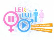 IL MARCHIO CONSISTE NELLE PAROLE LEI SCRITTA IN FUCSIA E LUI SCRITTA IN BLU, SOTTO DELLE QUALI VI SONO I MARCHIO CONSISTE NELLE PAROLE LEI SCRITTA IN FUCSIA E LUI SCRITTA IN BLU, SOTTO DELLE QUALI VI SONO I SIMBOLI CHE RAPPRESENTANO IL GENERE MASCHILE RAFFIGURATO COME UN CERCHIO CON UNA FRECCIA OBLIQUA CHE PUNTA VERSO L ALTO ED IL GENERE FEMMINILE RAPPRESENTATO COME UN CERCHIO CON UNA CROCE ATTACCATA IN BASSO . A DESTRA DELLE PAROLE E DEI SIMBOLI CI SONO DUE OMINI, UNO RAFFIGURANTE L UOMO DI COLORE BLU ED UNO RAFFIGURANTE LA DONNA DI COLORE FUCSIA. SOTTO GLI OMINI CI SONO DUE RIQUADRI ARANCIONI CON ALL INTERNO I NOMI DI UNA DONNA ED UN UOMO. IL MARCHIO CONSISTE NELLE PAROLE LEI SCRITTA IN FUCSIA E LUI SCRITTA IN BLU, SOTTO DELLE QUALI VI SONO I
