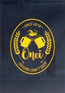 SINCE 2018 ONEI SICILIAN CRAFT BEER