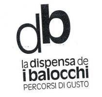 trattasi di dicitura - la dispensa de i balocchi percorsi di gusto -, disposta su tre righe sovrapposte, sormontata dalle trattasi di dicitura - la dispensa de i balocchi percorsi di gusto -, disposta su tre righe sovrapposte, sormontata dalle lettere db in carattere corsivo pieno, più grandi e non affiancate tra loro trattasi di dicitura - la dispensa de i balocchi percorsi di gusto -, disposta su tre righe sovrapposte, sormontata dalle