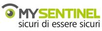 marchio consiste in un impronta raffigurante la dicitura MY SENTINEL. Detta dicitura presenta il termine MY in grigio e SENTINEL marchio consiste in un impronta raffigurante la dicitura MY SENTINEL. Detta dicitura presenta il termine MY in grigio e SENTINEL in verde ed è accompagnata da una rappresentazione grafica composta da un occhio stilizzato nei colori verde, grigio e bianco con un sopra ciglio in grigio. Inferiormente è presente la scritta sicuri di essere sicuri . Il marchio consiste in un impronta raffigurante la dicitura MY SENTINEL. Detta dicitura presenta il termine MY in grigio e SENTINEL