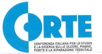 CORTE Conferenza Italiana per lo studio e la ricerca sulle ulcere, piaghe, ferite e la riparazione tessuti - CO.R.TE. il CORTE Conferenza Italiana per lo studio e la ricerca sulle ulcere, piaghe, ferite e la riparazione tessuti - CO.R.TE. logo e formato da un acronimo della denominazione e dalla denominazione stessa. La prima lettera e tagliata e attaccata alla seconda per richiamare l immagine figurativa di una ferita. CORTE Conferenza Italiana per lo studio e la ricerca sulle ulcere, piaghe, ferite e la riparazione tessuti - CO.R.TE. il