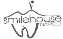 smilehouse napoli il marchio del tipo figurativo con lettere e caratterizzato dalla scritta in minuscolo smilehouse sulla quale vi e smilehouse napoli marchio del tipo figurativo con lettere e caratterizzato dalla scritta in minuscolo smilehouse sulla quale vi e un disegno stilizzato che rimanda all immagine del vesuvio; sulla piu alta cima di destra vi sono le immagini stilizzate di uno specchietto dentale e di uno scaler dentale. in basso a destra della scritta smilehouse vi e la parola napoli in stampatello maiuscolo; alla sinistra di quest ultima e sotto la scritta smilehouse, vi e un disegno stilizzato speculare a quello sopra descritto, che rimanda all immagine della radice di un dente. smilehouse napoli il marchio del tipo figurativo con lettere e caratterizzato dalla scritta in minuscolo smilehouse sulla quale vi e