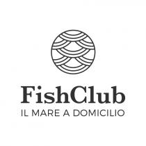 marchio denominativo figurativo complesso è composto dalla parte denominativa rappresentata dagli elementi verbali in lingua inglese FISH CLUB e marchio denominativo figurativo complesso è composto dalla parte denominativa rappresentata dagli elementi verbali in lingua inglese FISH CLUB e in lingua italiana IL MARE A DOMICILIO . I termini FISH CLUB in font Baskerville-Semibold, in grassetto sono scritti l uno attaccato all altro, senza soluzione di continuità, con le lettere F e C in carattere maiuscolo e le restanti lettere in caratteri minuscoli. Al di sotto dei termini FISH CLUB è riportata la frase IL MARE A DOMICILIO in font Montserrat-Light, a caratteri tutti maiuscoli e di dimensioni inferiori rispetto ai soprastanti termini FISH CLUB . La parte figurativa del marchio è posta al di sopra degli elementi verbali in lingua inglese FISH CLUB e in lingua italiana IL MARE A DOMICILIO ed è rapresentata da un cerchio all interno del quale sono sovrapposti una serie di sette archi/semicerchi a tre linee che si intersecano tra di loro a formare un motivi geometrici di fantasia. Il marchio denominativo figurativo complesso è composto dalla parte denominativa rappresentata dagli elementi verbali in lingua inglese FISH CLUB e