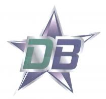DB logo con le lettere DB in maiuscolo, di colore verde e blu, che sovrastano 1 stella a 5 punte DB logo con le lettere DB in maiuscolo, di colore verde e blu, che sovrastano 1 stella a 5 punte bicolore blu, in 3D. DB logo con le lettere DB in maiuscolo, di colore verde e blu, che sovrastano 1 stella a 5 punte
