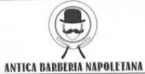 marchio è composto dalle parole ANTICA BARBERIA NAPOLETANA scritte in qualsiasi carattere e dimensione di stampa, situate ai piedi marchio è composto dalle parole ANTICA BARBERIA NAPOLETANA scritte in qualsiasi carattere e dimensione di stampa, situate ai piedi dell immagine, e da l immagine di una faccia stilizzata con bombetta e baffi tra due rasoi da barba all interno di due cerchi concentrici. Il marchio è composto dalle parole ANTICA BARBERIA NAPOLETANA scritte in qualsiasi carattere e dimensione di stampa, situate ai piedi