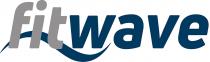 Logo figurativo in carattere minuscolo composto dalla parola fit di colore grigio e la parola wave di colore blu. Un onda Logo figurativo in carattere minuscolo composto dalla parola fit di colore grigio e la parola wave di colore blu. Un onda singola di colore blu lo stesso della parola wave, che ha inizio a sinistra della base della lettera f, passa dietro la parola fit, prosegue sotto la lettera w, per terminare tra quest ultima e la lettera a . Logo figurativo in carattere minuscolo composto dalla parola fit di colore grigio e la parola wave di colore blu. Un onda