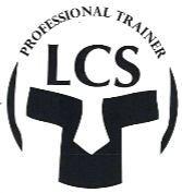 LCS PROFESSIONAL TRAINER IL MARCHIO E COMPOSTO DA UN DISEGNO STILIZZATO CHE RAPPRESENTA UNA MAGLIETTA DI COLORE NERO CON LE LCS PROFESSIONAL TRAINER MARCHIO E COMPOSTO DA UN DISEGNO STILIZZATO CHE RAPPRESENTA UNA MAGLIETTA DI COLORE NERO CON LE MANICHE TESE CON AL CENTRO UNA CRAVATTA DI COLORE BIANCO. SOPRA LA MAGLIETTA E POSIZIONATA LA SCRITTA LCS DI COLORE NERO IN STAMPATELLO MAIUSCOLO. SOPRA LA SCRITTA LCS E POSIZIONATA A FORMA DI ARCO LA SCRITTA PROFESSIONAL TRAINER DI COLORE NERO IN STAMPATELLO MAIUSCOLO. AI LATI DELLA MAGLIETTA SI TROVANO DUE LINEE NERE SPESSE ARROTONDATE. LCS PROFESSIONAL TRAINER IL MARCHIO E COMPOSTO DA UN DISEGNO STILIZZATO CHE RAPPRESENTA UNA MAGLIETTA DI COLORE NERO CON LE