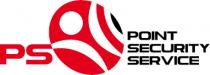 logo contiente la scritta PS in rosso e POINT SECURITY SERVICE in nero. Le due scritte sono separate da logo contiente la scritta PS in rosso e POINT SECURITY SERVICE in nero. Le due scritte sono separate da un elisse che contiene un onda orientata verso destra e due onde orientate verso sinistra. Tra la prima onda e le successive due un cerchio stilizza la testa di un uomo esultante le cui braccia sono le due onde vicine. L elisse è riempita di colore rosso, le onde hanno il colore dello sfondo bianco. La parte di ellisse racchiusa tra l ultima onda verso destra e la circonferenza è riempita di nero. La S di PS si fonde dall ultimo punto di raccordo con la prima onda da destra nell ellisse. Il logo contiene la scritta PS in rosso e POINT SECURITY SERVICE in nero. Le due scritte sono separate da