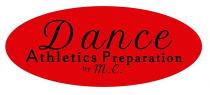 Marchio figurativo DANCE ATHLETICS PREPARATION BY M. C., nei colori nero e rosso, come da esemplare allegato. La traduzione in Marchio figurativo DANCE ATHLETICS PREPARATION BY M. C., nei colori nero e rosso, come da esemplare allegato. La traduzione in lingua italiana del marchio è preparazione di danza atletica . Marchio figurativo DANCE ATHLETICS PREPARATION BY M. C., nei colori nero e rosso, come da esemplare allegato. La traduzione in