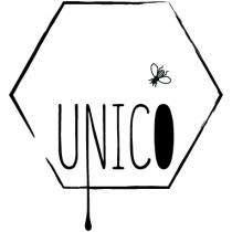 IL MARCHIO CONSISTE IN UN ESAGONO I CUI CONTORNI NON SONO BEN DEFINITI. ALLA BASE DELL ESAGONO, NELLA PARTE INTERNA, E MARCHIO CONSISTE IN UN ESAGONO I CUI CONTORNI NON SONO BEN DEFINITI. ALLA BASE DELL ESAGONO, NELLA PARTE INTERNA, E RIPORTATA LA PAROLA UNICO . L ASTA DELLA LETTERA N PROSEGUE OLTRE IL BORDO DELL ESAGONO E TERMINA A GOCCIA, A SIMULARE UNA GOCCIA DI MIELE. LA LETTERA O HA LA PARTE INTERNA COMPLETAMENTE COLORATA. AL DI SOPRA DELLA LETTERA O E POSIZIONATA UN APE. IL MARCHIO CONSISTE IN UN ESAGONO I CUI CONTORNI NON SONO BEN DEFINITI. ALLA BASE DELL ESAGONO, NELLA PARTE INTERNA, E