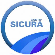 IL MARCHIO E DI FORMA CIRCOLARE CONTORNATO DA UN BORDO CHE NE EVIDENZIA LA FORMA. ALL INTERNO DEL CERCHIO VI E MARCHIO E DI FORMA CIRCOLARE CONTORNATO DA UN BORDO CHE NE EVIDENZIA LA FORMA. ALL INTERNO DEL CERCHIO VI E LA SCRITTA CANTU SICURA E SOTTO DI ESSA VI PARTONO TRE LINEE CHE SI ALLARGANO A CASCATA PARTENDO DA DESTRA E SI INTERSECANO IN BASSO CON IL BORDO ESTERNO IL MARCHIO E DI FORMA CIRCOLARE CONTORNATO DA UN BORDO CHE NE EVIDENZIA LA FORMA. ALL INTERNO DEL CERCHIO VI E