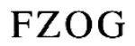 marchio consiste nella parola FZOG