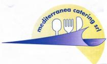marchio è verbale con immagine. Consiste nella scritta mediterranea catering srl di colore blu, che si trova marchio è verbale con immagine. Consiste nella scritta mediterranea catering srl di colore blu, che si trova all interno di un cerchio che va da un colore giallo molto chiaro a un colore giallo più acceso di 225 gradi. Sotto vi sono raffigurate le posate composte da un cucchiaio, una forchetta e un coltello di forma stilizzati, con contorno blu. Sotto si raffigura un tovagliolo leggermente attorcigliato di punta blu scuro a forma di cono e l altra estremità superiore di colore viola. Il marchio è verbale con immagine. Consiste nella scritta mediterranea catering srl di colore blu, che si trova