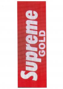 SUPREME GOLD - IL MARCHIO E COMPOSTO DA UN RETTANGOLO ROSSO ALL INTERNO DEL RETTANGOLO LA SCRITTA SUPREME DI COLORE BIANCA SUPREME GOLD SUPREME GOLD - IL MARCHIO E COMPOSTO DA UN RETTANGOLO ROSSO ALL INTERNO DEL RETTANGOLO LA SCRITTA SUPREME DI COLORE BIANCA