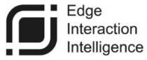 marchio consiste nella denominazione di fantasia EDGE INTERACTION INTELLIGENCE scritta con grafia particolare in carattere stampato minuscolo con le Il marchio consiste nella denominazione di fantasia EDGE INTERACTION INTELLIGENCE scritta con grafia particolare in carattere stampato minuscolo con le rispettive inziali maiuscole. L espressione EDGE INTERACTION INTELLIGENCE è preceduta da un logo raffigurante la figura stilizzata di un quadrato in cui due angoli opposti, rispettivamente in alto a sinistra e in basso a destra, sono arrotondati. Il suddetto quadrato è circondato da due linee spesse che ne seguono il perimetro e risultano spezzate, in corrispondenza dei due angoli non arrotondati, da due figure quadrate di uguale spessore.