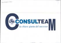 CNA CONSULTEAM LA CHIAVE GIUSTA DEL SUCCESSO - PAROLA CONSULTEAM REALIZZATA CON CARATTERE CONSUL GOTHAM CELESTE TEAM GOTHAM HTF MEDIUM, CNA CONSULTEAM LA CHIAVE GIUSTA DEL SUCCESSO - PAROLA CONSULTEAM REALIZZATA CON CARATTERE CONSUL GOTHAM CELESTE TEAM GOTHAM HTF MEDIUM, DI COLORE BLU CON A DESTRA LOGO PALLA CON SCRITTA CNA SOTTO SCRITTA IN CORSIVO CELESTE LA CHIAVE GIUSTA DEL SUCCESSO CNA CONSULTEAM LA CHIAVE GIUSTA DEL SUCCESSO - PAROLA CONSULTEAM REALIZZATA CON CARATTERE CONSUL GOTHAM CELESTE TEAM GOTHAM HTF MEDIUM