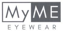 MY ME EYEWEAR il marchio rappresenta la scritta MY ME stilizzata, la quale tramite l alternanza dei colori sembra divisa in MY ME EYEWEAR marchio rappresenta la scritta MY ME stilizzata, la quale tramite l alternanza dei colori sembra divisa in due parti distinte e separate formando deu rettangoli minori e complessivamente un rettangolo, ove, al di sotto si evince la scritta EYEWEAR. MY ME EYEWEAR il marchio rappresenta la scritta MY ME stilizzata, la quale tramite l alternanza dei colori sembra divisa in