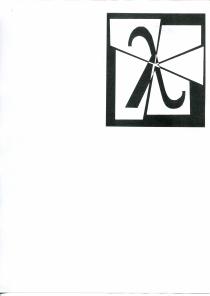 marchio rappresenta la lettera greca lambda in minuscolo in Times New Roman regular di colore nero, marchio rappresenta la lettera greca lambda in minuscolo in Times New Roman regular di colore nero, con numero cinque poligoni sovrapposti di colore bianco, su sfondo nero quadrato. Il marchio rappresenta la lettera greca lambda in minuscolo in Times New Roman regular di colore nero