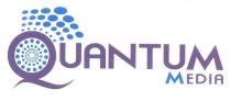 QUANTUM MEDIA una Q con una ruota che gira atomi e quanti con scritta Quantum Media QUANTUM MEDIA una Q con una ruota che gira atomi e quanti con scritta Quantum Media QUANTUM MEDIA una Q con una ruota che gira atomi e quanti con scritta Quantum Media