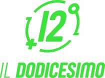 marchio è composto, nella parte superiore, dal numero 12, situato all interno di un ellisse, nella cui parte nord-est è posizionato marchio è composto, nella parte superiore, dal numero 12, situato all interno di un ellisse, nella cui parte nord-est è posizionato un piccolo cerchio a richiamare il numero ordinale dodicesimo, mentre, nella parte sud-est della stessa ellisse, è posizionato un piccolo segno più . Nella parte inferiore del marchio è presente la scritta, in stampatello, IL DODICESIMO, ove la parola DODICESIMO è scritta in grassetto. Il marchio è composto, nella parte superiore, dal numero 12, situato all interno di un ellisse, nella cui parte nord-est è posizionato
