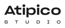 il marchio è costituito dalla dicitura ATIPICO STUDIO, su due livelli, la parola ATIPICO, nel livello superiore, in caratteri di marchio è costituito dalla dicitura ATIPICO STUDIO, su due livelli, la parola ATIPICO, nel livello superiore, in caratteri di fantasia di dimensioni maggiori rispetto a STUDIO, la lettera A riproducendo in modo stilizzato la punta di una matita. il marchio è costituito dalla dicitura ATIPICO STUDIO, su due livelli, la parola ATIPICO, nel livello superiore, in caratteri di