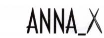 ANNA XMarchio composto dalla scritta ANNA X ove le due aste della lettera X rappresentano la punta di un pennino stilografico e ANNA X Marchio composto dalla scritta ANNA X ove le due aste della lettera X rappresentano la punta di un pennino stilografico e all interno dell asta inclinata verso destra è presente un tratto lineare. Tra la lettera finale di Anna e la lettera X è presente carattere underscore . ANNA X figurativo