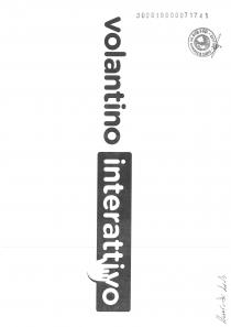 logotipo è realizzato con un carattere tipografico originale, minuscolo e tondeggiante. La sua caratteristica è che la prima parola logotipo è realizzato con un carattere tipografico originale, minuscolo e tondeggiante. La sua caratteristica è che la prima parola volantino è scritta in positivo, mentre la seconda interattivo è in negativo, contenuta in un rettangolo. Questo rettangolo presenta sfumature di colore inclinate che fanno sembrare la scritta tridimensionale ed emergente dal basso. La lettera i di interattivo si prolunga verso il basso diventando l indice di una mano che sporge dal rettangolo e simula il gesto di cliccare su una tastiera. Il logotipo è realizzato con un carattere tipografico originale, minuscolo e tondeggiante. La sua caratteristica è che la prima parola
