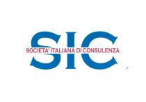 SIC - SOCIETA ITALIANA DI CONSULENZA. IL MARCHIO SI COMPONE DELLE TRE LETTERE DELL ACRONIMO SIC IN STAMPATELLO MAISUCOLO - DI SIC - SOCIETA ITALIANA DI CONSULENZA. MARCHIO SI COMPONE DELLE TRE LETTERE DELL ACRONIMO SIC IN STAMPATELLO MAISUCOLO - DI COLORE BLU - ATTRAVERSATE ORIZZONTALMENTE SULLA LINEA MEDIANA DALLA DENOMINAZIONE SOCIETA ITALIANA DI CONSULENZA IN CARATTERI MAIUSCOLI DI DIMENSIONI RIDOTTE RISPETTO ALLE TRE LETTERE DELL ACRONIMO - DI COLORE ROSSO. LA SCRITTA SPEZZA QUINDI LE TRE LETTERE SIMMETRICAMENTE SUL PIANO ORIZZONTALE, COME DA ESEMPLARE ALLEGATO. SIC - SOCIETA ITALIANA DI CONSULENZA. IL MARCHIO SI COMPONE DELLE TRE LETTERE DELL ACRONIMO SIC IN STAMPATELLO MAISUCOLO - DI