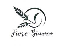 IL MARCHIO CONSISTE NELLA SCRITTA COMPOSTA DALLE PAROLE FIORE BIANCO AL DI SOPRA DELLA QUALE SONO RAFFIGURATE DUE SPIGHE DI MARCHIO CONSISTE NELLA SCRITTA COMPOSTA DALLE PAROLE FIORE BIANCO AL DI SOPRA DELLA QUALE SONO RAFFIGURATE DUE SPIGHE DI GRANO, UNA PIU GRANDE ED UNA PIU PICCOLA, CON GLI STELI CHE SI CONGIUNGONO ALLA PUNTA DA CUI PARTE UNA FOGLIA. LE SPIGHE SONO ATTRAVERSATE DA DUE CERCHI CONCENTRICI APERTI FIORE BIANCO figurativo