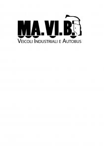 marchio MA.VI.B raffigura un mezzo industriale stilizzato, costituito dalle lettere M,A,V,I,B distanziate tra di loro di circa 2mm. alla marchio MA.VI.B raffigura un mezzo industriale stilizzato, costituito dalle lettere M,A,V,I,B distanziate tra di loro di circa 2mm. alla base delle lettere sono poste 5 mezze lune che rappresentano le ruote, mentre sulla parte destra vi è la silouette di una cabina stilizzata. Sotto a questi elementi si trova una scritta che riporta la dicitura Veicolo Industriali e Autobus . Il marchio viene depositato in bianco e nero ma potrà essere utilizzato in tutti i colori e loro combinazioni. Il marchio MA.VI.B raffigura un mezzo industriale stilizzato, costituito dalle lettere M,A,V,I,B distanziate tra di loro di circa 2mm. alla