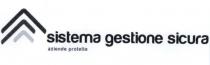 il marchio è composto da tre segni grafici a V rovesciata sovrapposti con la punta rivolta verso l alto che stilizzano marchio è composto da tre segni grafici a V rovesciata sovrapposti con la punta rivolta verso l alto che stilizzano il segno dei galloni, ogni segno grafico ha una sua dimensione e nessuno dei segni grafici è simmetrico e uguale all altro. A fianco vi è una scritta su due righe, sulla prima riga con carattere più grande c è la scritta SISTEMA GESTIONE SICURA mentre sulla seconda riga con carattere più piccolo c è la scritta AZIENDE PROTETTE il marchio è composto da tre segni grafici a V rovesciata sovrapposti con la punta rivolta verso l alto che stilizzano