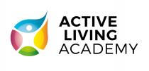 marchio è costituito dalla dicitura, posta su tre righe, ACTIVE LIVING ACADEMY traduzione: ACCADEMIA DI VITA ATTIVA in maiuscolo, marchio è costituito dalla dicitura, posta su tre righe, ACTIVE LIVING ACADEMY traduzione: ACCADEMIA DI VITA ATTIVA in maiuscolo, in normali caratteri stampa di colore nero. A sinistra della dicitura è presente una figura geometrica composta da quattro sezioni semi circolari, di colore verde, magenta, azzurro e arancione. Al centro è presente la figura stilizzata di un omino di colore bianco, con braccia e gambe divaricate rivolte verso l esterno, la cui testa è rappresentata da un piccolo cerchio bianco all interno della sezione celeste. Intorno alla figura dell omino è presente un cerchio opaco, che nelle sezioni colorate crea delle sfumature più chiare degli stessi, ossia verde chiaro, rosa, celeste e giallo. Le sezioni blu e arancione presentano l estremità superiore a punta, che ricordano la forma di una goccia stilizzata. Il marchio è costituito dalla dicitura, posta su tre righe, ACTIVE LIVING ACADEMY traduzione: ACCADEMIA DI VITA ATTIVA in maiuscolo