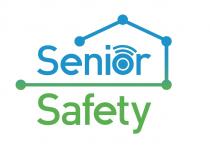 il marchio consiste nell immagine riportante la dicitura senior safety, su due livelli, che si interseca con una serie di segmenti marchio consiste nell immagine riportante la dicitura senior safety, su due livelli, che si interseca con una serie di segmenti lineari interconnessi che formano una figura stilizzata di una casa il marchio consiste nell immagine riportante la dicitura senior safety, su due livelli, che si interseca con una serie di segmenti