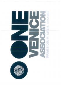 One Venice Association Marchio composta da una O piena circolare e da un lettering Helvetica bold, le diciture suddivise in One Venice Association Marchio composta da una O piena circolare e da un lettering Helvetica bold, le diciture suddivise in 4 righe con diverse tonalità di colore.Inserimento nella O di ONE della moleca simbolo di Venezia con aggiornamenti stilistici riempiendo alcuni vuoti del disegno base One Venice Association Marchio composta da una O piena circolare e da un lettering Helvetica bold, le diciture suddivise in