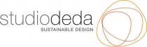STUDIO DEDA sustainable design - Il nome dello studio di ingegneria, sotto il claim di colore nero e grigio con STUDIO DEDA sustainable design - nome dello studio di ingegneria, sotto il claim di colore nero e grigio con a fianco rappresentati tre sassolini due rossi ed uno arancione racchiusi uno dentro l altro in un unico corpo. STUDIO DEDA sustainable design - Il nome dello studio di ingegneria, sotto il claim di colore nero e grigio con