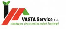 VASTA SERVICE S.R.L. INSTALLAZIONE E MANUTENZIONE IMPIANTI TECNOLOGICI. IL MARCHIO SI PRESENTA SU SFONDO BIANCO CON IL TETTO SPIOVENTE STILIZZATO VASTA SERVICE S.R.L. INSTALLAZIONE E MANUTENZIONE IMPIANTI TECNOLOGICI. MARCHIO SI PRESENTA SU SFONDO BIANCO CON IL TETTO SPIOVENTE STILIZZATO DI UNA CASA CON IL COMIGNOLO DI UN CAMINO IN NERO DA CUI FUORIESCONO DUE FOGLIE VERDI STILIZZATE ANCH ESSE, MENTRE IL TETTO E RAFFIGURATO DA DUE PARALLELOGRAMMI DI COLORE ROSSO, IL SECONDO DEI QUALI MOSTRA LA PARTE INTERNA DELLA PARTE DISCENDENTE DI COLORE VERDE. A DESTRA DELL IMMAGINE DESCRITTA CAMPEGGIANO IL NOME DELLA SOCIETA VASTA Service S.r.l. SCRITTA IN NERO E SOTTO AL NOME LA DESCRIZIONE DELL ATTIVITA Installazione e Manutenzione Impianti Tecnologici SCRITTA IN VERDE. VASTA SERVICE S.R.L. INSTALLAZIONE E MANUTENZIONE IMPIANTI TECNOLOGICI. IL MARCHIO SI PRESENTA SU SFONDO BIANCO CON IL TETTO SPIOVENTE STILIZZATO