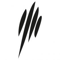 marchio è formato da quattro linee oblique, leggermente bombate, di dimensioni diverse, che simboleggiano un graffio marchio è formato da quattro linee oblique, leggermente bombate, di dimensioni diverse, che simboleggiano un graffio Il marchio è formato da quattro linee oblique, leggermente bombate, di dimensioni diverse, che simboleggiano un graffio