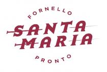 SANTA MARIA FORNELLO PRONTO IL MARCHIO D IMPRESA, DI TIPO FIGURATIVO, E COSTITUITO DALLA DICITURA SANTA MARIA LEGGERMENTE INCLINATA E SANTA MARIA FORNELLO PRONTO MARCHIO D IMPRESA, DI TIPO FIGURATIVO, E COSTITUITO DALLA DICITURA SANTA MARIA LEGGERMENTE INCLINATA E DISPOSTA SU DUE RIGHE IN CARATTERI MAIUSCOLI DI FANTASIA ROSSI, IN CUI LA LETTERA S E LE DUE LETTERE A DELLA PAROLA SANTA RISULTANO ATTRAVERSATE CENTRALMENTE ED ORIZZONTALMENTE DA UNO SPIEDINO ROSSO IN POSIZIONE OBLIQUA, PARALLELAMENTE UN ALTRO SPIEDINO ROSSO ATTRAVERSA LE LETTERE M, I E LA A FINALE DELLA PAROLA MARIA . AL DI SOPRA DELLA DICITURA VI E IMPRESSA LA PAROLA FORNELLO E AL DI SOTTO VI E LA PAROLA PRONTO, ENTRAMBE IN CARATTERI MAIUSCOLI ROSSI PIU PICCOLI RAFFIGURATE IN POSIZIONE ARCUATA. SANTA MARIA FORNELLO PRONTO IL MARCHIO D IMPRESA, DI TIPO FIGURATIVO, E COSTITUITO DALLA DICITURA SANTA MARIA LEGGERMENTE INCLINATA E