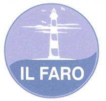 IL FARO il marchio consiste in un cerchio dentro il quale, nella parte superiore e situato un faro bianco e, FARO il marchio consiste in un cerchio dentro il quale, nella parte superiore e situato un faro bianco e, sullo sfondo blu chiaro, nuvole e gabbiani bianchi. Nella parte inferiore, c e la scritta IL FARO a stampatello in bianco su sfondo blu scuro. IL FARO il marchio consiste in un cerchio dentro il quale, nella parte superiore e situato un faro bianco e