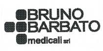 IL MARCHIO CONSISTE NELLA SCRITTA BRUNO BARBATO MEDICALI SRL IN CARATTERE STILIZZATO, DOVE LE PAROLE BRUNO E BARBATO SONO SCRITTE MARCHIO CONSISTE NELLA SCRITTA BRUNO BARBATO MEDICALI SRL IN CARATTERE STILIZZATO, DOVE LE PAROLE BRUNO E BARBATO SONO SCRITTE IN MAIUSCOLO, CON LA PAROLA BRUNO SCRITTA SOPRA LA PAROLA BARBATO, LE PAROLE MEDICALI ED SRL SONO SCRITTE IN MINUSCOLO E RIPORATE ENTRAMBE SOTTO LA PAROLA BARBATO ; A SINISTRA DELLA DENOMINAZIONE VI E UNA FIGURA ASTRATTA COMPOSTA DA QUATTRO QUADRATI DAGLI ANGOLI ARROTONDATI, TRE DEI QUALI SONO IMPILATI UNO SUGLI ALTRI, MENTRE IL QUARTO E POSIZIONATO DA SOLO A SINISTRA. IL TUTTO COME DA ESEMPLARE ALLEGATO. MARCHIO FIGURATIVO . IL MARCHIO CONSISTE NELLA SCRITTA BRUNO BARBATO MEDICALI SRL IN CARATTERE STILIZZATO, DOVE LE PAROLE BRUNO E BARBATO SONO SCRITTE