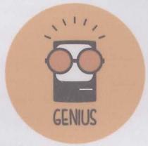 GENIUS IL MARCHIO METTE IN EVIDENZA L ACCADEMIA DI ARTI VISIVE ATTRAVERSO GLI OCCHIALI ICONICAMENTE RICONDUCIBILI AD UN SOGGETTO STUDIOSO. GLI GENIUS MARCHIO METTE IN EVIDENZA L ACCADEMIA DI ARTI VISIVE ATTRAVERSO GLI OCCHIALI ICONICAMENTE RICONDUCIBILI UN SOGGETTO STUDIOSO. GLI OCCHIALI SONO INDOSSATI DA UN VOLTO STILIZZATO CHE RIPROPONE LA SILHOUETTE DEL PRIMO APPLE MACINTOSH. COMPLETA IL MARCHIO UN SEMICERCHIO COMPOSTO DA TRATTINI VERTICALI PARALLELI TRA LORO CHE VIENE RAFFORZATA DAL COLORE GIALLO, COME AD INDICARE E, APPUNTO, IL RAGGIUNGIMENTO DI UN IDEA. GENIUS IL MARCHIO METTE IN EVIDENZA L ACCADEMIA DI ARTI VISIVE ATTRAVERSO GLI OCCHIALI ICONICAMENTE RICONDUCIBILI AD UN SOGGETTO STUDIOSO. GLI
