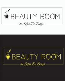 marchio è costituito dalla scritta BEAUTY ROOM in cui le due lettere O sono dotate di ciglia, al fine marchio è costituito dalla scritta BEAUTY ROOM in cui le due lettere O sono dotate di ciglia, al fine di raffigurare due occhi. Le due parole BEAUTY ROOM sono antecedute dalla rappresentazione di una bottiglia di smalto aperta con il pennellino che fuoriesce dalla bottiglia e due gocce di smalto che schizzano verso la sinistra dell immagine. In basso viene riportato il nome della titolare. Il marchio è costituito dalla scritta BEAUTY ROOM in cui le due lettere O sono dotate di ciglia, al fine