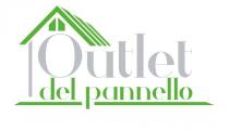 Outlet del pannello - Il logo è composto dalla scritta su due righe: sulla parte superiore c è la parola Outlet Outlet del pannello - logo è composto dalla scritta su due righe: sulla parte superiore c è la parola Outlet di colore grigio, nella parte inferiore la scritta del pannello di colore verde. A sinistra di tutta la scritta compare la sagoma di una casa stilizzata, il tetto in verde composta da vari pannelli sovrasta le lettere o e u, sopra la lettera o sono raffigurate sempre in verde due ante di finestre stilizzate. Il muro, di colore grigio, che delinea tutta la scritta, a terra riporta una linea orizzontale di colore verde che simboleggia il suolo. Tutto come da esemplare raffigurato. Outlet del pannello - Il logo è composto dalla scritta su due righe: sulla parte superiore c è la parola Outlet