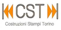 a colori CST COSTRUZIONI STAMPI TORINO e parte figurativa marchio consiste nel logo a colori CST COSTRUZIONI STAMPI TORINO e parte figurativa Il marchio consiste nel logo a colori CST COSTRUZIONI STAMPI TORINO e parte figurativa