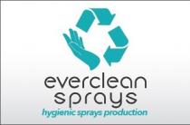 everclean spays hygienic sprays production. il marchio consiste nella scritta di everclean sprays hygienic sprays production su tre livelli e everclean spays hygienic sprays production. marchio consiste nella scritta di everclean sprays hygienic sprays production su tre livelli e dei disegni posti sopra le scritte. le parole everclean sprays, situate al primo e secondo livello, sono scritte di colore nero in minuscolo, nel terzo livello le parole hygienic sprays production sono scritte in minuscolo di colore azzurro tiffany di carattere inferiore. i disegni formano un cerchio e sono composti da due frecce verso destra e una mano, tutti di colore azzurro tiffany. everclean spays hygienic sprays production. il marchio consiste nella scritta di everclean sprays hygienic sprays production su tre livelli e