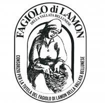 DONNA SEDUTA NELL ATTO DI SGRANARE BACCELLI DI FAGIOLI E SCRITTA FAGIOLO DI LAMON DELLA VALLATA BELLUNESE - CONSORZIO PER LA DONNA SEDUTA NELL ATTO DI SGRANARE BACCELLI DI FAGIOLI E SCRITTA FAGIOLO DI LAMON DELLA VALLATA BELLUNESE - CONSORZIO PER LA TUTELA DEL FAGIOLO DI LAMON DELLA VALLATA BELLUNESE, ENTRO UN ANELLO VERTICALMENTE ALLUNGATO DONNA SEDUTA NELL ATTO DI SGRANARE BACCELLI DI FAGIOLI E SCRITTA FAGIOLO DI LAMON DELLA VALLATA BELLUNESE - CONSORZIO PER LA