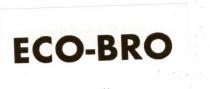 logo figurativo consiste nella parola: ECO- BRO è caratterizzato da 6 lettere ed un carattere -, situato tra le logo figurativo consiste nella parola: ECO- BRO è caratterizzato da 6 lettere ed un carattere -, situato tra le prime 3 lettere e le ultime 3 lettere. Il marchio viene depositato in bianco e nero. Il logo figurativo consiste nella parola: ECO- BRO è caratterizzato da 6 lettere ed un carattere -, situato tra le