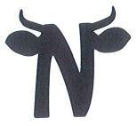 marchio consiste in una lettera enne a cui sono attaccate in alto le corna e le orecchie di una marchio consiste in una lettera enne a cui sono attaccate in alto le corna e le orecchie di una mucca. Il marchio consiste in una lettera enne a cui sono attaccate in alto le corna e le orecchie di una